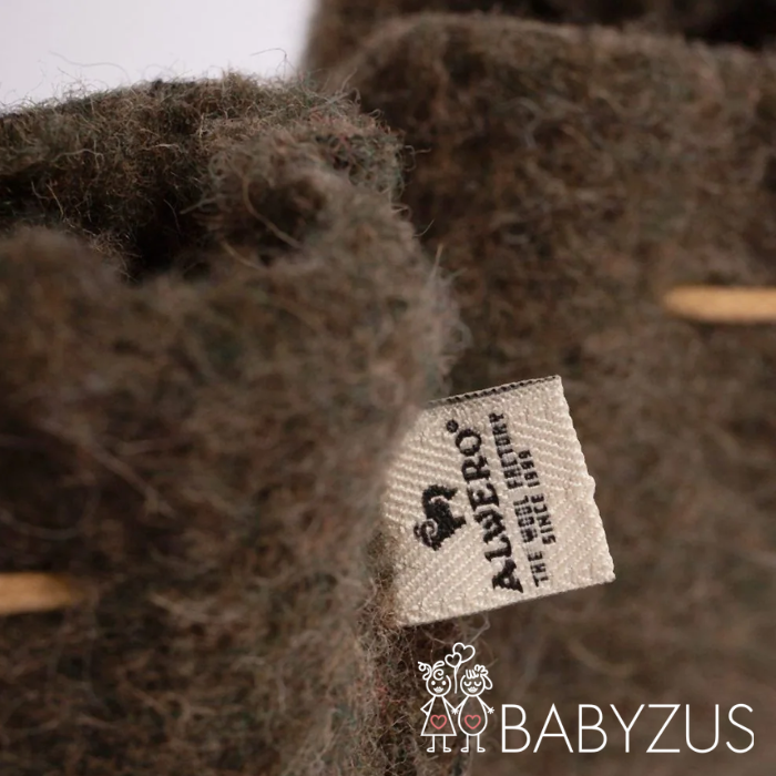 Wollen slofjes Alwero Emo | Brown | Babyzus
